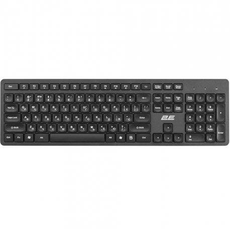 Клавітура бездротова 2E KS260 WL EN/UKR Black (2E-KS260WB)