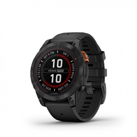 Смарт-часы Garmin fenix 7 Pro Solar Slate Gray with Black Band (010-02777-01)