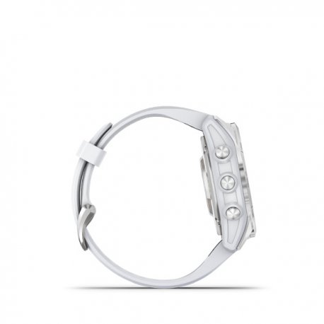 Смарт-часы Garmin Epix Pro (Gen 2) 42 mm Silver with Whitestone Band (010-02802-01)