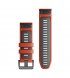 Ремешок Garmin QuickFit 20mm Silicone Band Red Grаphite (010-13279-04)
