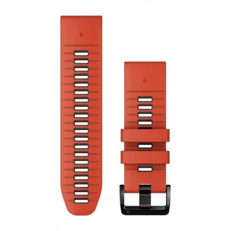 Ремешок Garmin QuickFit 20mm Silicone Band Red Grаphite (010-13279-04)