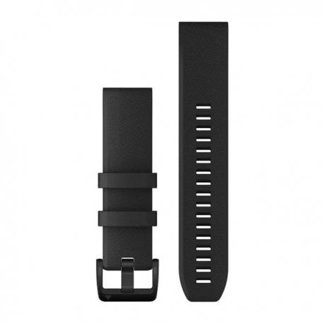 Ремешок Garmin QuickFit 22mm Silicone with Black Stainless Steel Hardware Band Black (010-12901-00)