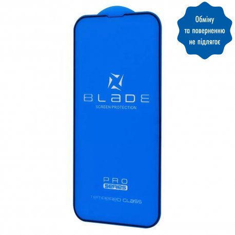 Защитное стекло Blade Pro Antistatic Full Glue для iPhone 13/13 Pro/14 Black