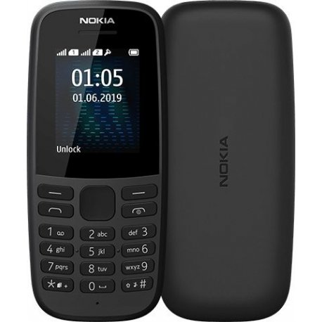 Nokia 105 2019 SS Black (no charger)
