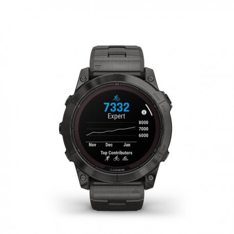 Смарт-часы Garmin fenix 7X Pro Sapphire Solar Carbon Gray DLC Titanium with Vented Titanium Bracelet (010-02778-30)
