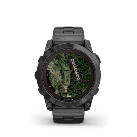 Смарт-часы Garmin fenix 7X Pro Sapphire Solar Carbon Gray DLC Titanium with Vented Titanium Bracelet (010-02778-30)