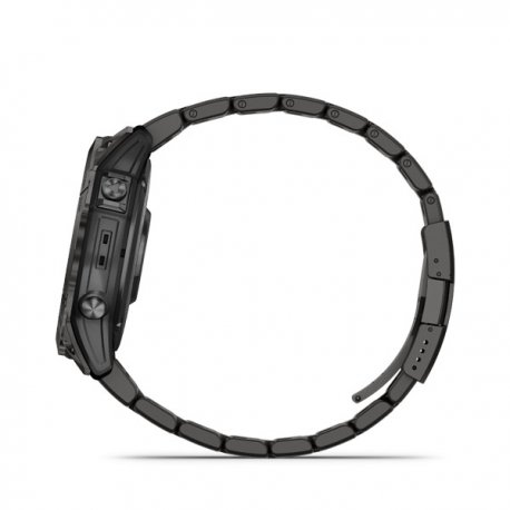 Смарт-часы Garmin fenix 7X Pro Sapphire Solar Carbon Gray DLC Titanium with Vented Titanium Bracelet (010-02778-30)