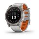 Смарт-часы Garmin fenix 7X Pro Sapphire Solar Titanium with Fog Gray/Ember Orange Band (010-02778-15) Смарт-часы Garmin fenix 7X Pro Sapphire Solar Titanium with Fog Gray/Ember Orange Band (010-02778-15)