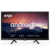 Телевизор Ergo LED HD 24" Android TV Black (24GHS5500)