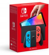 Игровая консоль Nintendo Switch OLED with Neon Blue and Neon Red Joy-Con