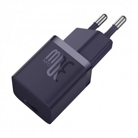 Сетевое зарядное устройство Baseus GAN5 Fast Charger 1C 30W EU Purple (CCGN070705)