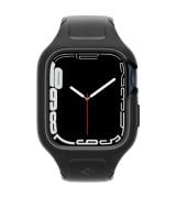 Чехол и ремешок 2 in 1 Spigen Liquid Air Pro для Apple Watch 45mm Black (ACS04182)