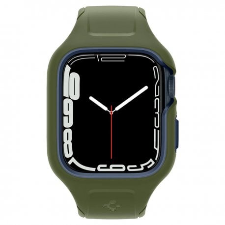 Фото - Чехол и пленка для смарт-часов Spigen Чохол та ремінець 2 in 1  Liquid Air Pro для Apple Watch 45mm Moss G 