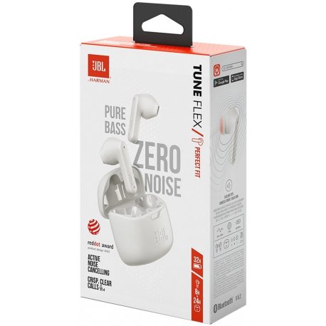 Бездротові навушники JBL Tune Flex White (JBLTFLEXWHT)