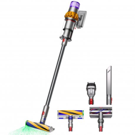 Беспроводной пылесос Dyson V15 Detect Absolute Yellow/Nickel 2023 (SV47) (446986-01) EU