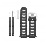 Ремінець Garmin Forerunner 920XT Replacement Band Black/Silver (010-11251-89)