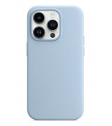 Чохол Monblan Magnetic Silicone Series MagSafe & Animation для iPhone14 Pro Max Sky