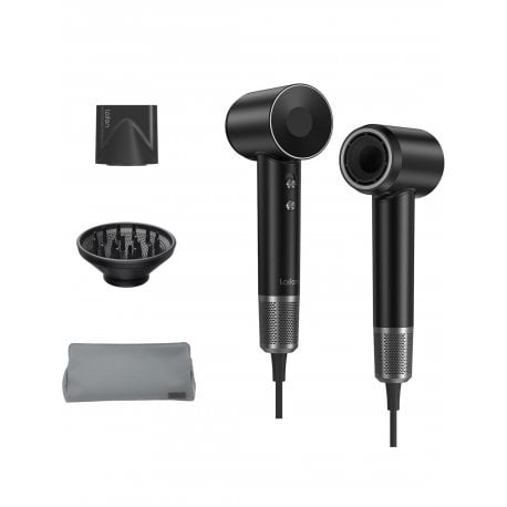 Фен с ионизацией Laifen Swift Premium Silver Black (2 насадки + сумка) (LF03-PEG-EU)