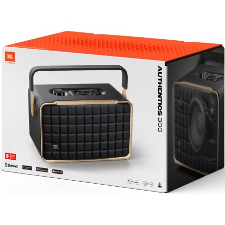 Портативная акустика JBL Authentics 300 Black (JBLAUTH300BLKEP)