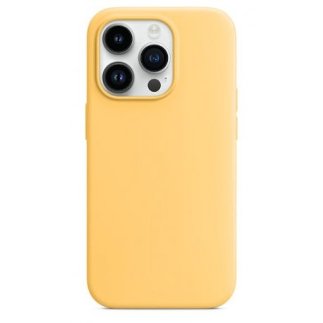 Чохол Monblan Magnetic Silicone Series MagSafe для iPhone14 Pro Sunglow