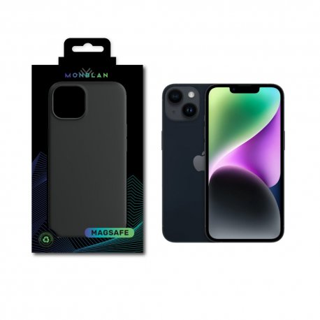 Чехол Monblan Magnetic Silicone Series MagSafe для iPhone14 Midnight