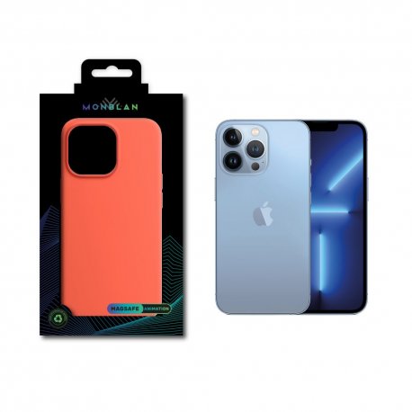 Чохол Monblan Magnetic Series MagSafe & Animation для iPhone 13 Pro Nectarine