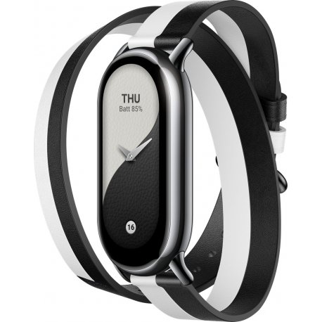 Ремешок для трекера Xiaomi Smart Band 8 Strap Black White (BHR7296CN)