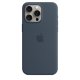 Чехол Apple iPhone 15 Pro Max Silicone Case with MagSafe Storm Blue (MT1P3)