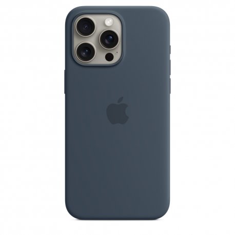 Чохол Apple iPhone 15 Pro Max Silicone Case with MagSafe Storm Blue (MT1P3)