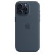 Чехол Apple iPhone 15 Pro Max Silicone Case with MagSafe Storm Blue (MT1P3)