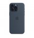 Чехол Apple iPhone 15 Pro Max Silicone Case with MagSafe Storm Blue (MT1P3)