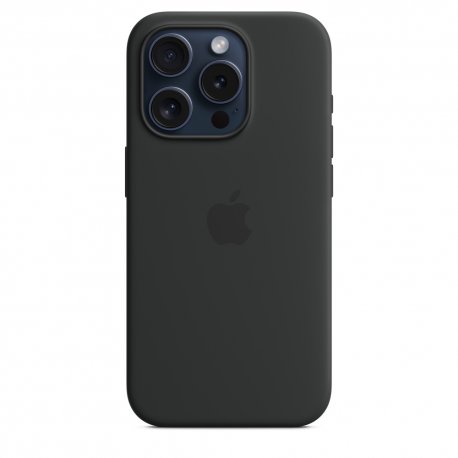 Чехол Apple iPhone 15 Pro Silicone Case with MagSafe Black (MT1A3)