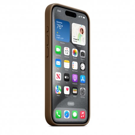 Чехол Apple iPhone 15 Pro FineWoven Case with MagSafe Taupe (MT4J3)