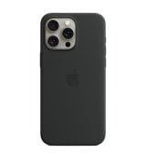 Чехол Apple iPhone 15 Pro Max Silicone Case with MagSafe Black (MT1M3)