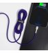 Кабель Baseus Cafule Metal Type-C to Lightning PD 20W (2m) Purple (CATLJK-B05)