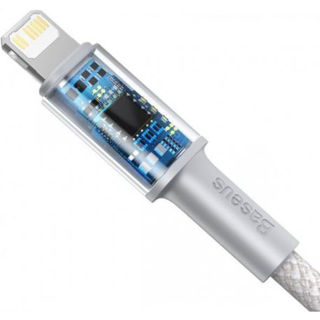 Кабель Baseus High Density Braided Type-C to Lightning PD 20W (2m) White (CATLGD-A02)