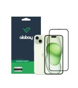 Защитное стекло Alabay Anti Static для iPhone 15 Plus Black