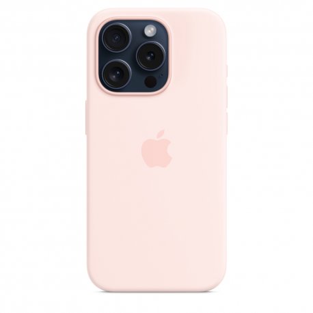 Чохол Apple iPhone 15 Pro Silicone Case with MagSafe Light Pink (MT1F3)