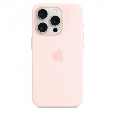 Чохол Apple iPhone 15 Pro Silicone Case with MagSafe Light Pink (MT1F3)