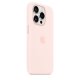 Чохол Apple iPhone 15 Pro Silicone Case with MagSafe Light Pink (MT1F3)
