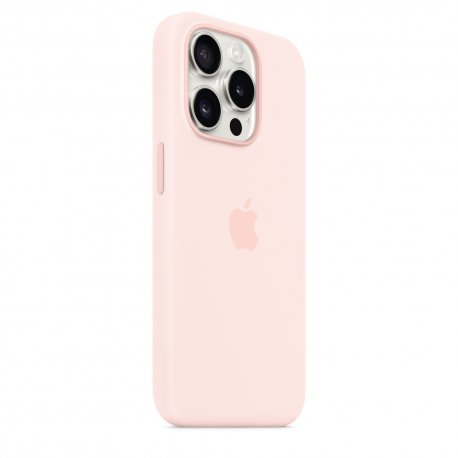 Чохол Apple iPhone 15 Pro Silicone Case with MagSafe Light Pink (MT1F3)