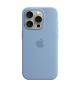Чехол Apple iPhone 15 Pro Silicone Case with MagSafe Winter Blue (MT1L3)
