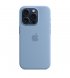 Чехол Apple iPhone 15 Pro Silicone Case with MagSafe Winter Blue (MT1L3)