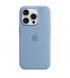 Чехол Apple iPhone 15 Pro Silicone Case with MagSafe Winter Blue (MT1L3)
