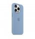 Чехол Apple iPhone 15 Pro Silicone Case with MagSafe Winter Blue (MT1L3)
