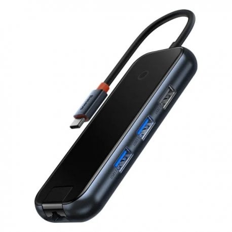 HUB Baseus AcmeJoy 5in1 (Type-C to 2xUSB3.0 + USB2.0 + Type-C PD&Data) Dark Dray (WKJZ010113)