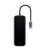 HUB Baseus Baseus AcmeJoy 5in1 (Type-C to 2xUSB3.0 + USB2.0 + Type-C PD&Data) Dark Dray (WKJZ010113)