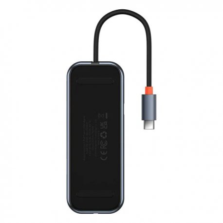 HUB Baseus AcmeJoy 5in1 (Type-C to 2xUSB3.0 + USB2.0 + Type-C PD&Data) Dark Dray (WKJZ010113)