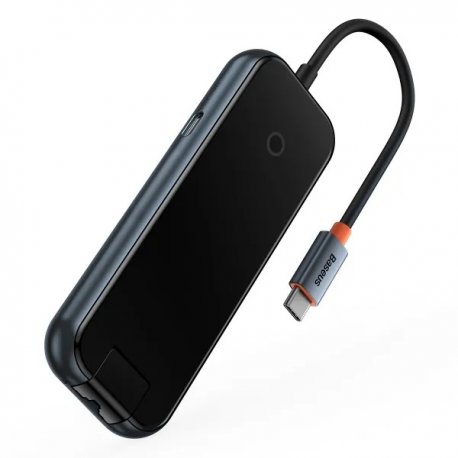 HUB Baseus AcmeJoy 5in1 (Type-C to 2xUSB3.0 + USB2.0 + Type-C PD&Data) Dark Dray (WKJZ010113)