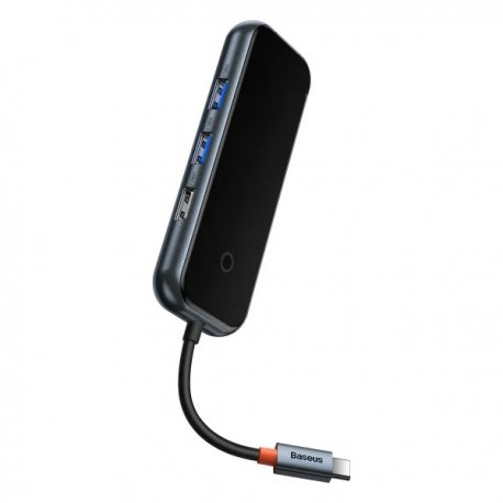 HUB Baseus AcmeJoy 5in1 (Type-C to 2xUSB3.0 + USB2.0 + Type-C PD&Data) Dark Dray (WKJZ010113)